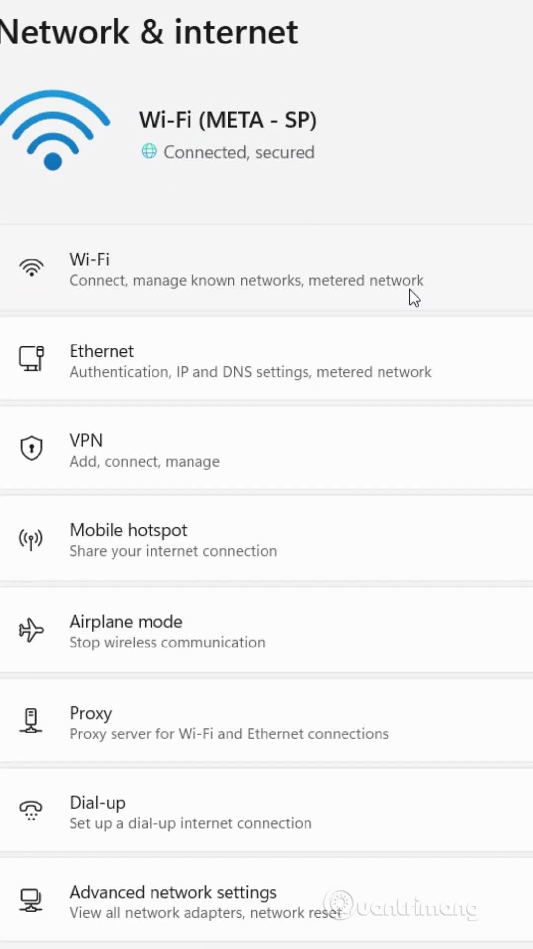 Cách chia sẻ mật khẩu WiFi qua mã QR Windows 11