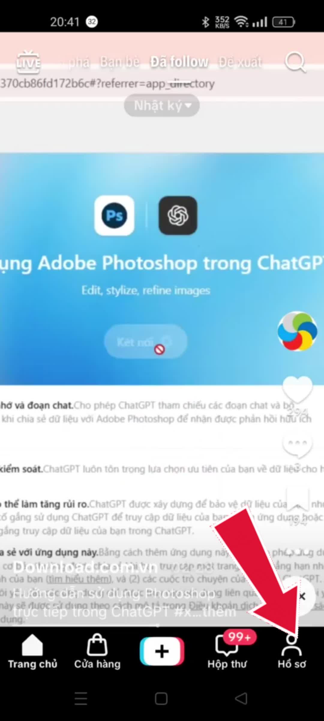 Hướng dẫn bật thông báo cập nhật đơn hàng TikTok