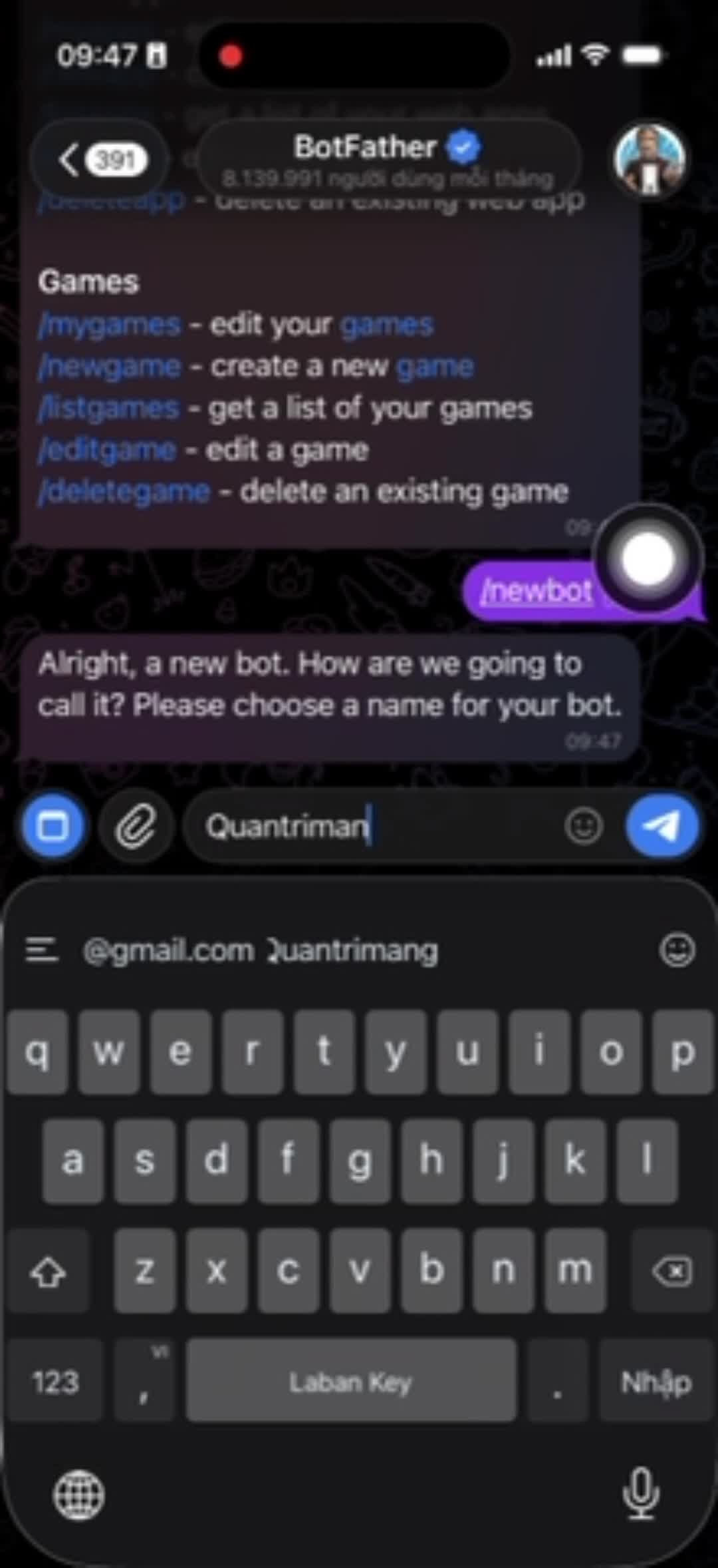 Hướng dẫn cách tạo Bot Telegram và kết nối với n8n nhanh nhất