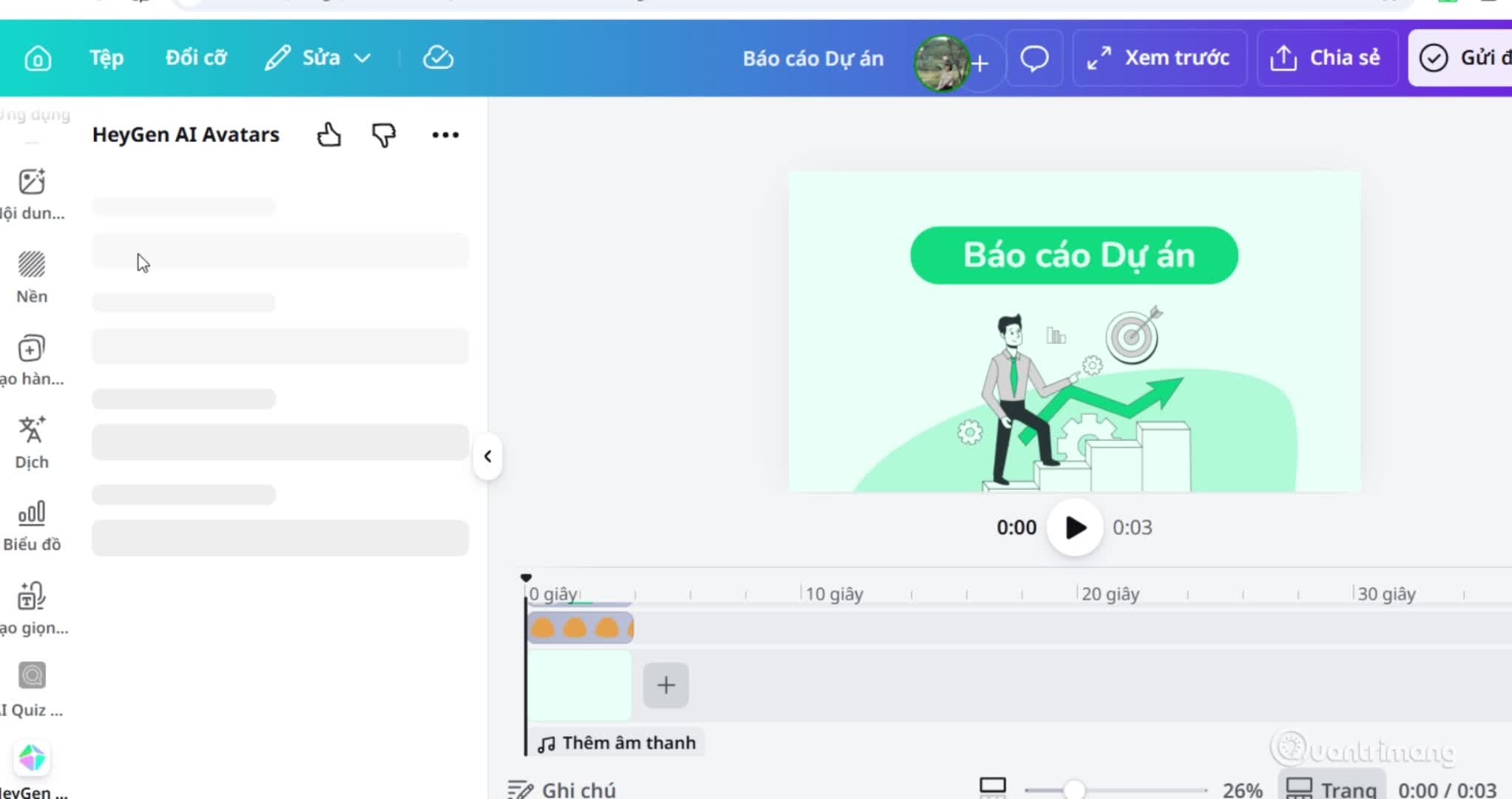 Hướng dẫn dùng HeyGen trên Canva