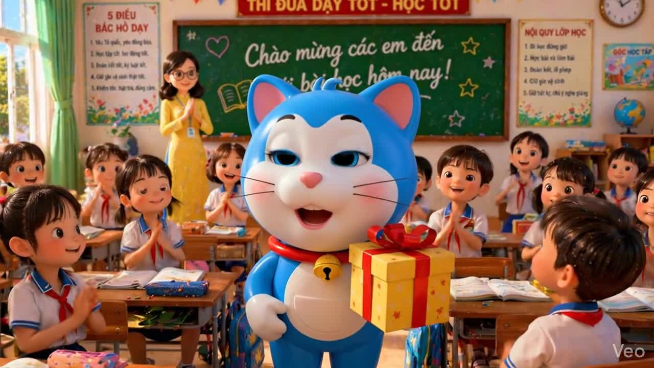 Bài Học Thú Vị Cùng Mèo Robot