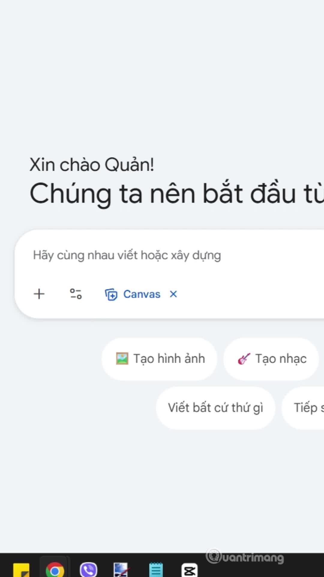 Hướng dẫn tạo slide trên Gemini