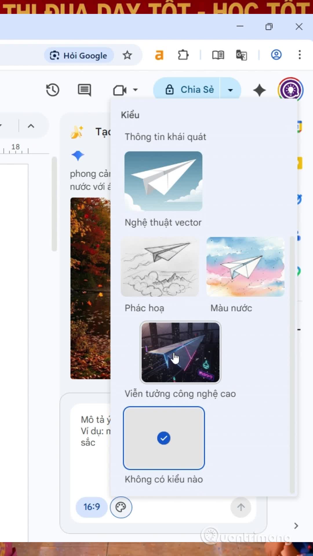 Hướng dẫn tạo ảnh trong Google Docs bằng Gemini