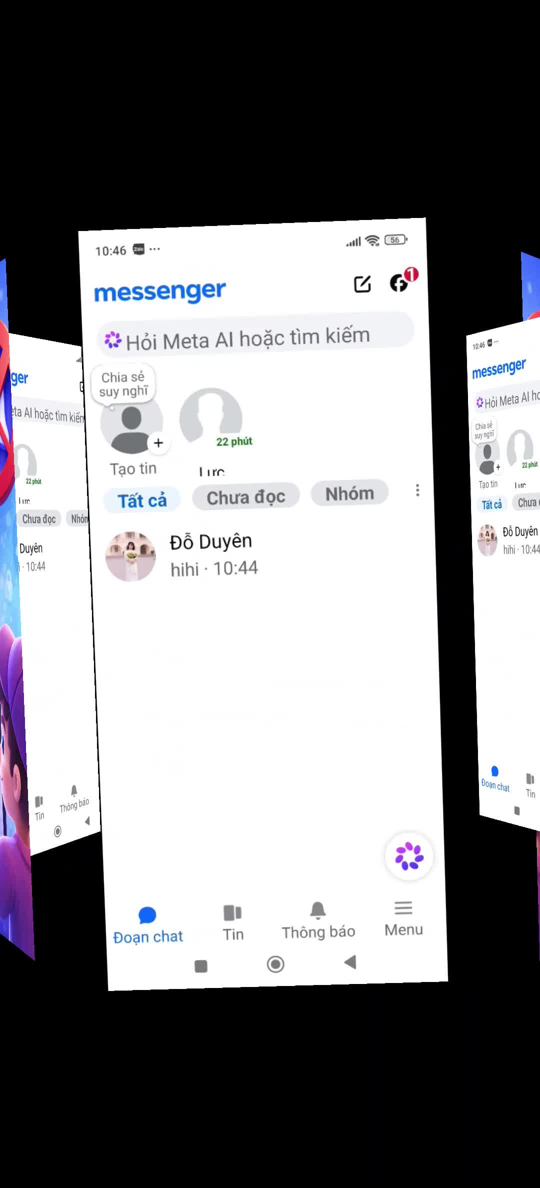 Hướng dẫn tắt thông báo đang soạn tin nhắn trên Facebook Messenger