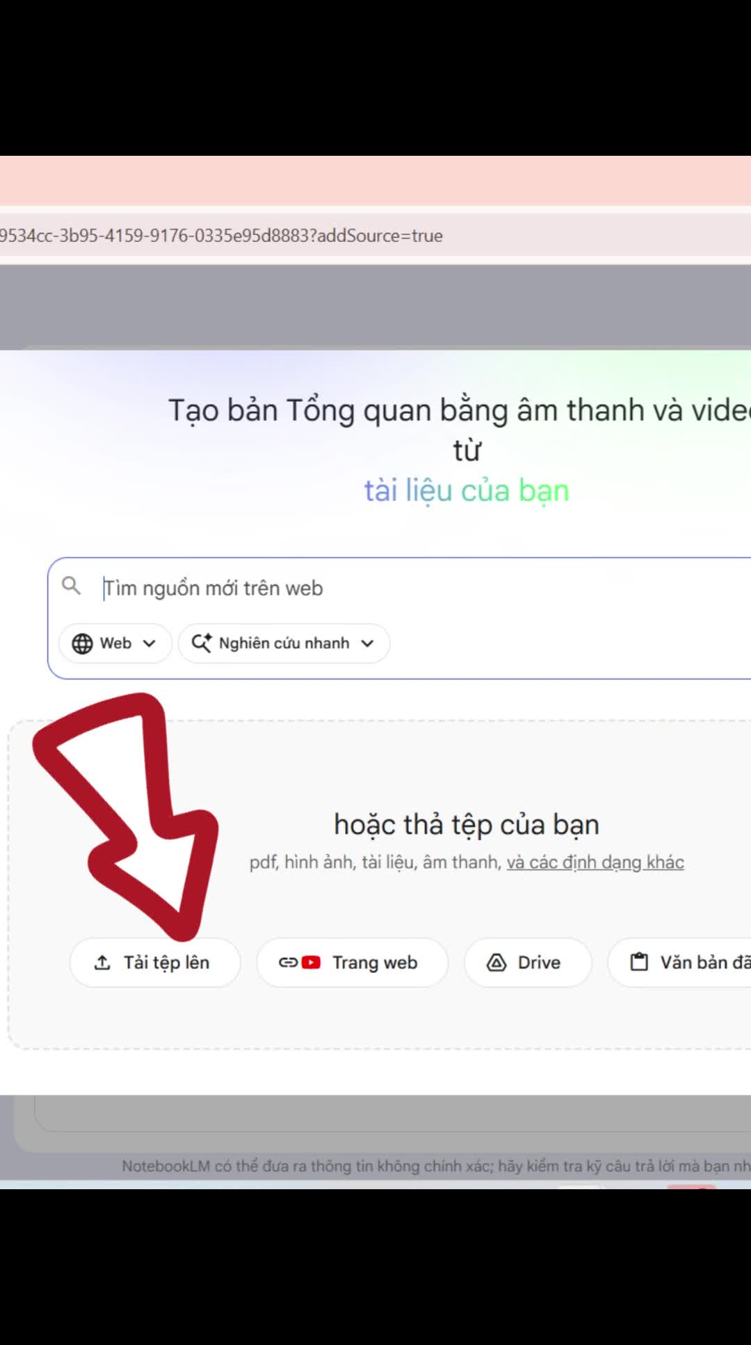 Hướng dẫn tạo video bằng NotebookLM