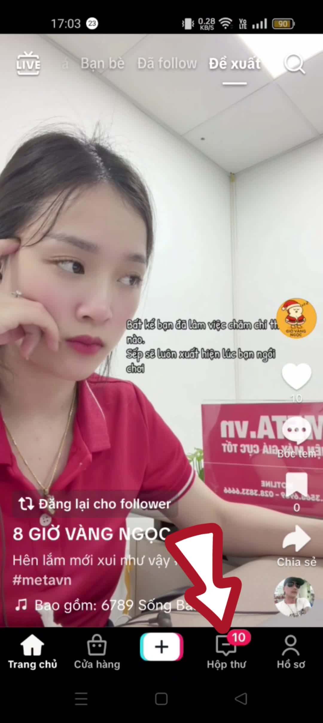 Hướng dẫn xem ai đã thả tim vào video TikTok