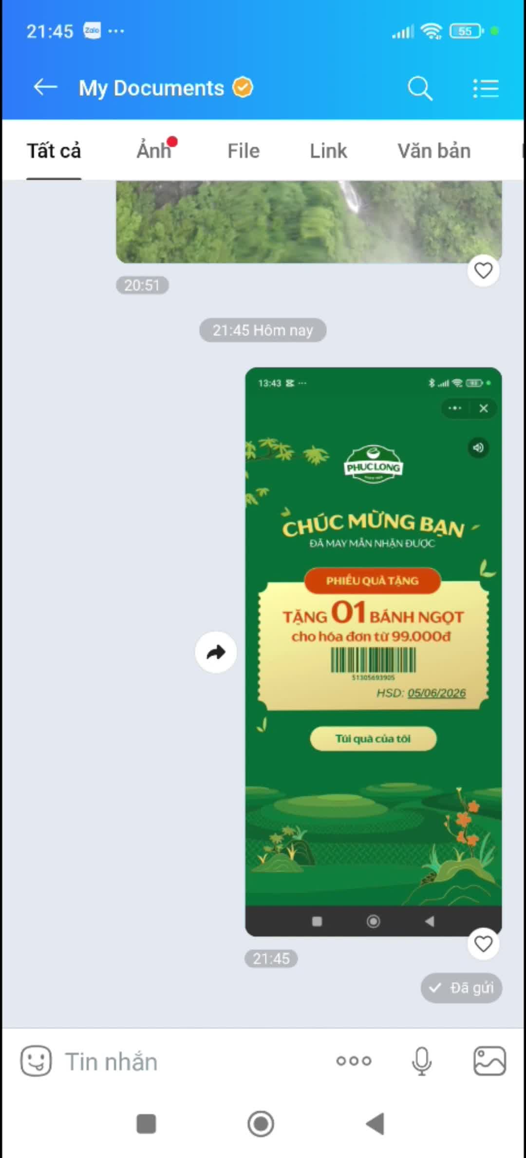 Hướng dẫn sao chép chữ từ ảnh trên Zalo