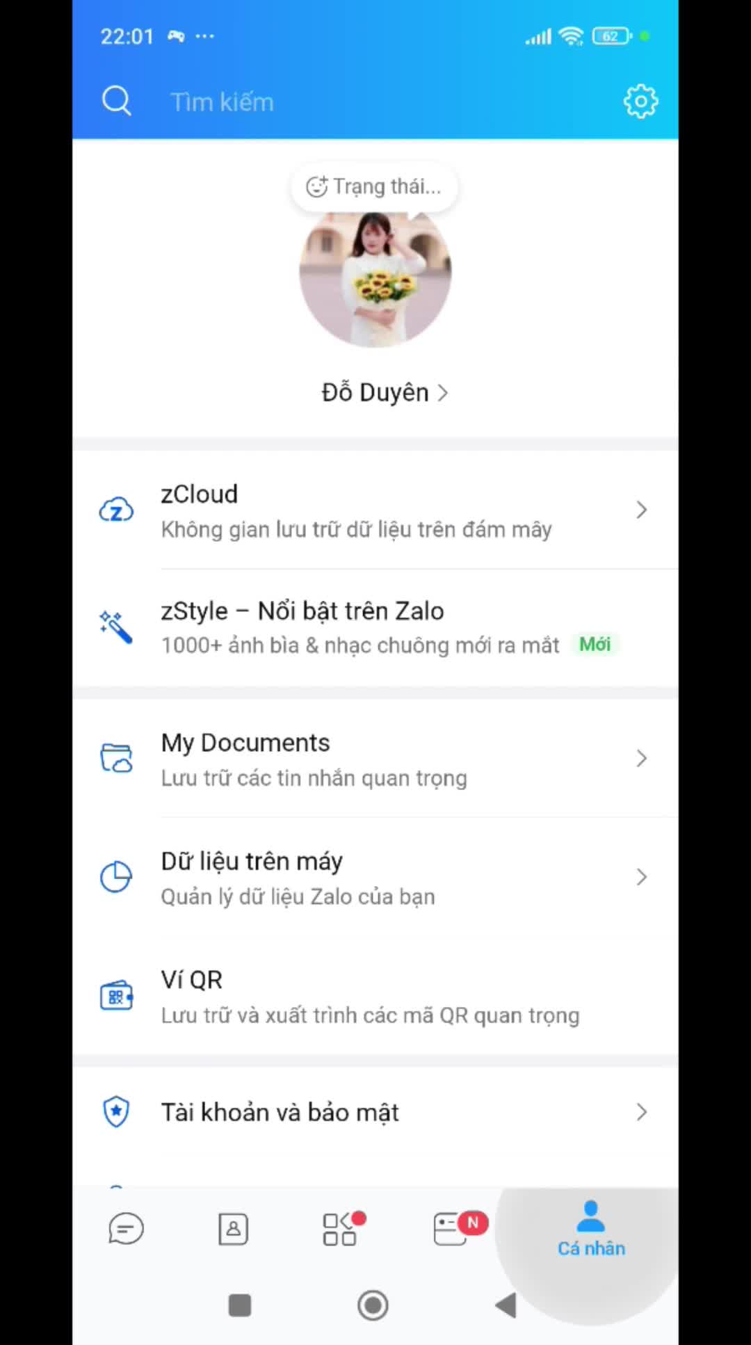 Hướng dẫn tắt thông báo Vừa mới truy cập trên Zalo