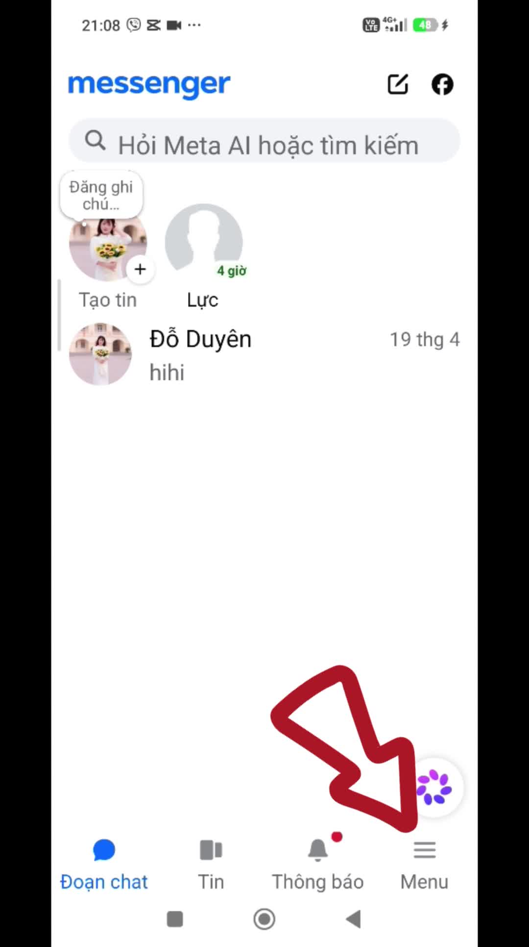 Hướng dẫn khóa ứng dụng Facebook Messenger