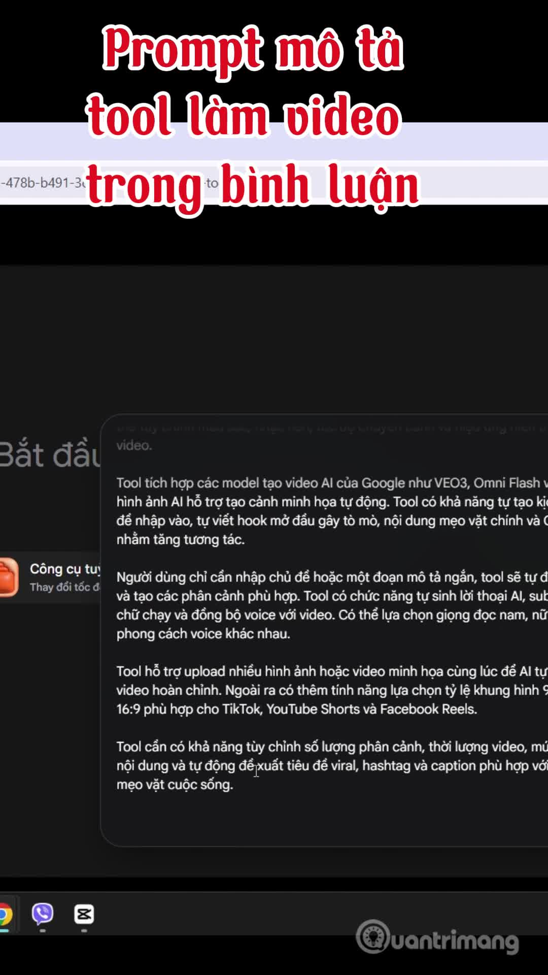 Cách tạo tool làm video trên Google Flow
