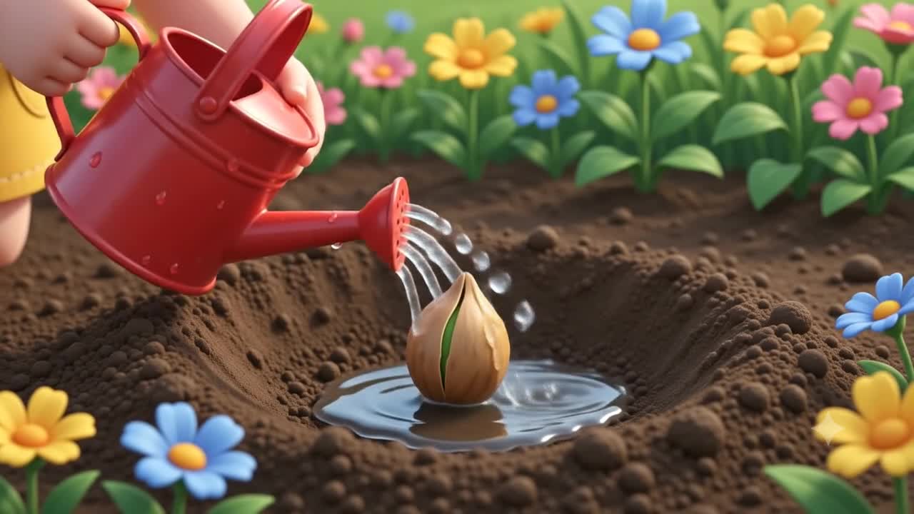 Tạo video phong cách anime về quá trình phát triển của cây 