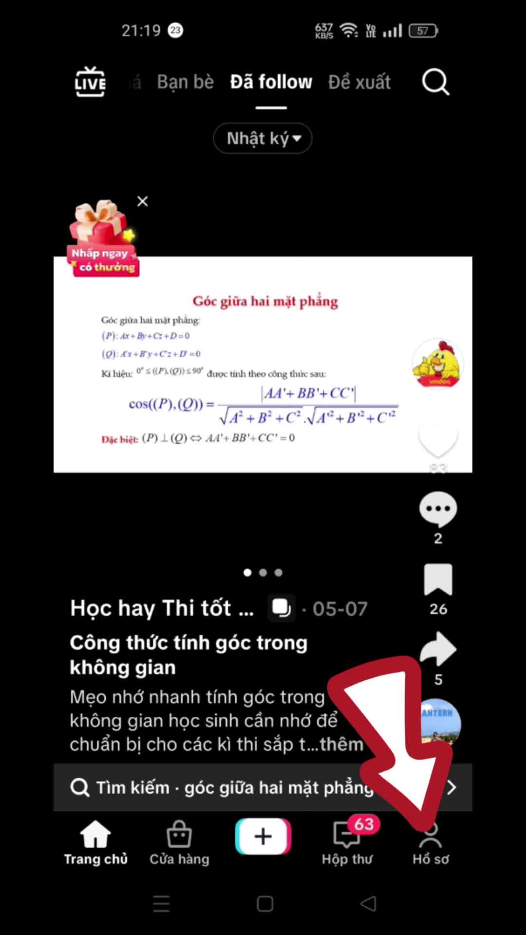 Hướng dẫn xem lại video đã xem trên TikTok