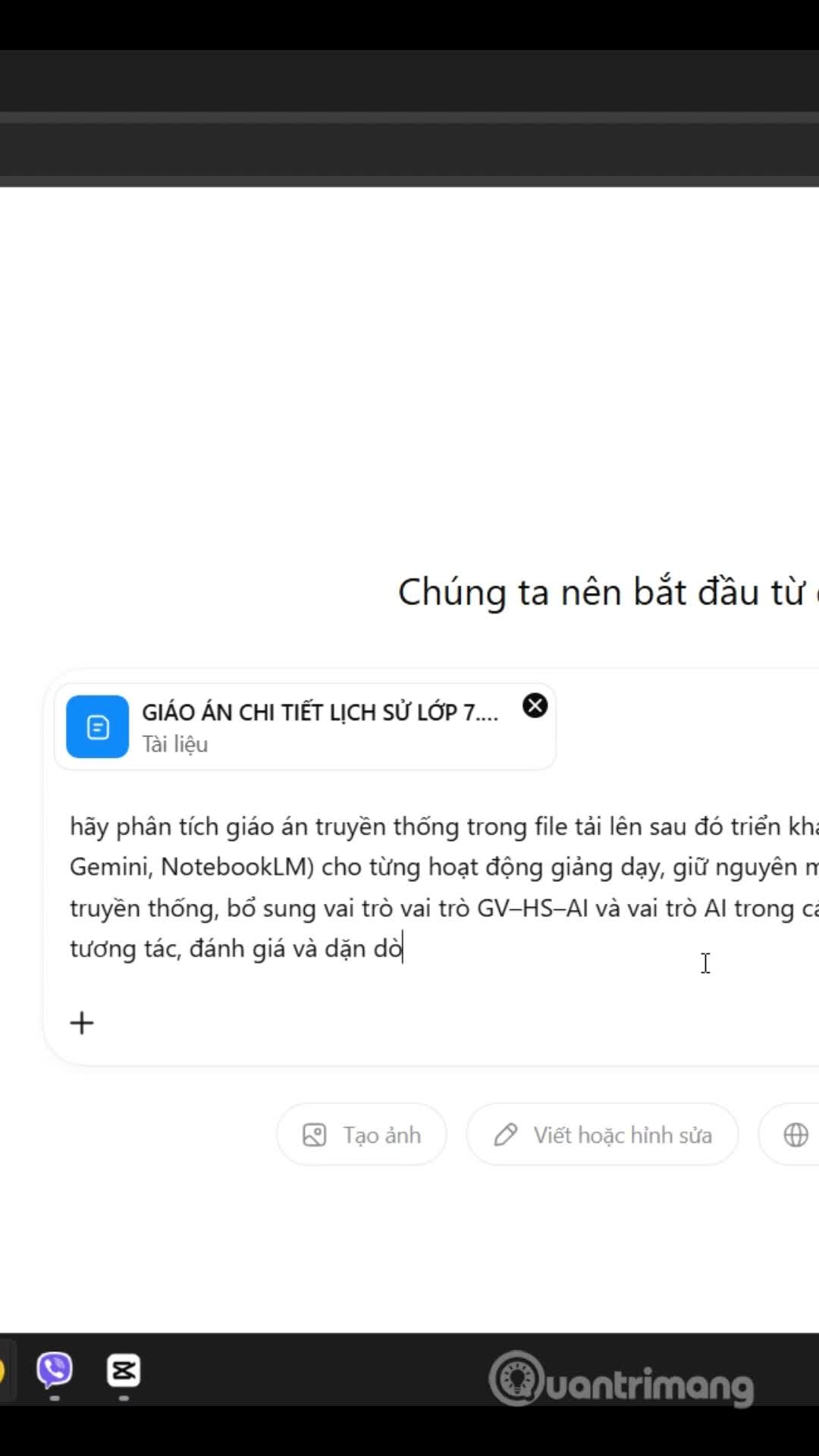 Hướng dẫn xây dựng giáo án tích hợp AI