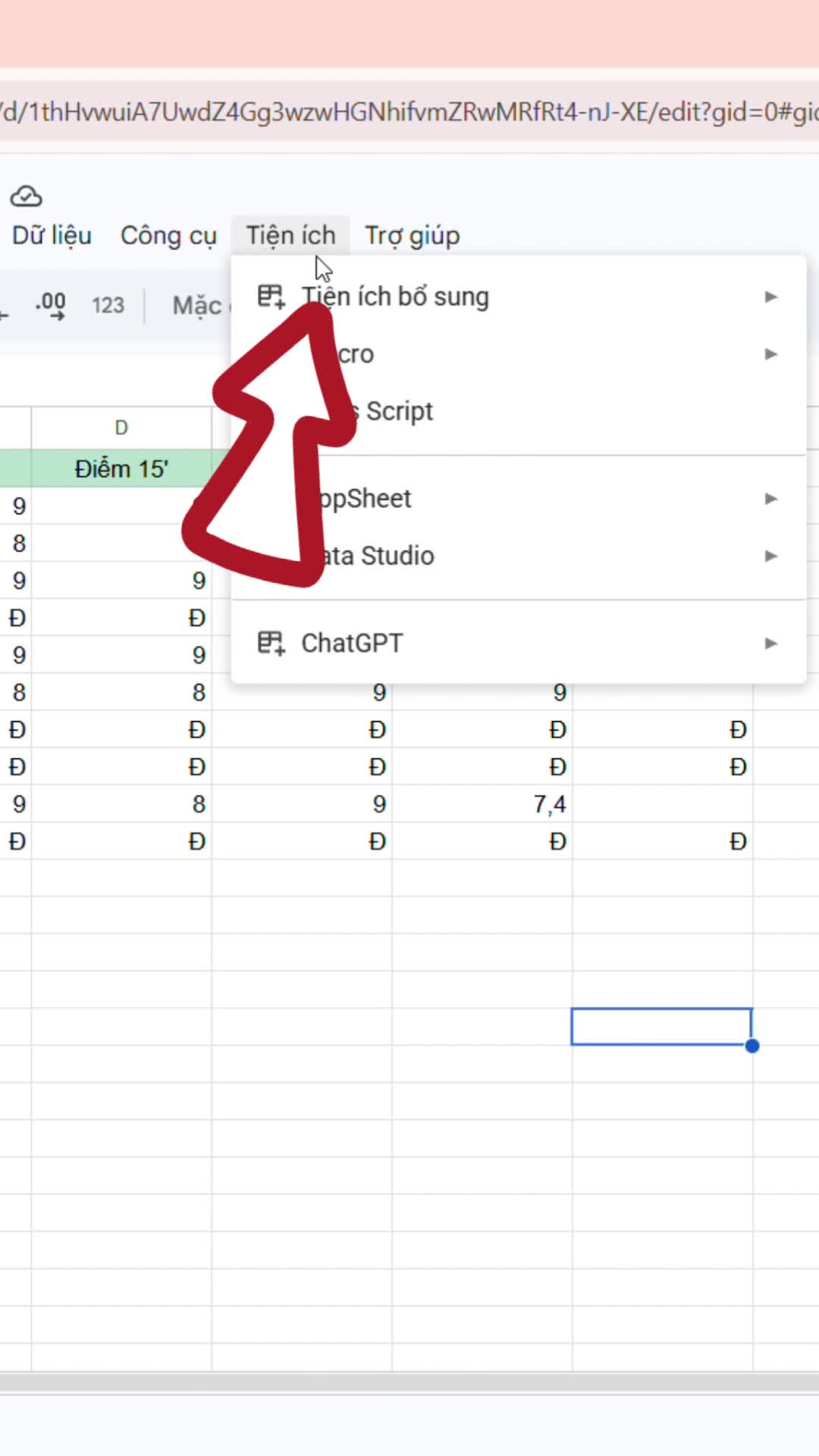 Hướng dẫn thêm ChatGPT vào Google Sheets