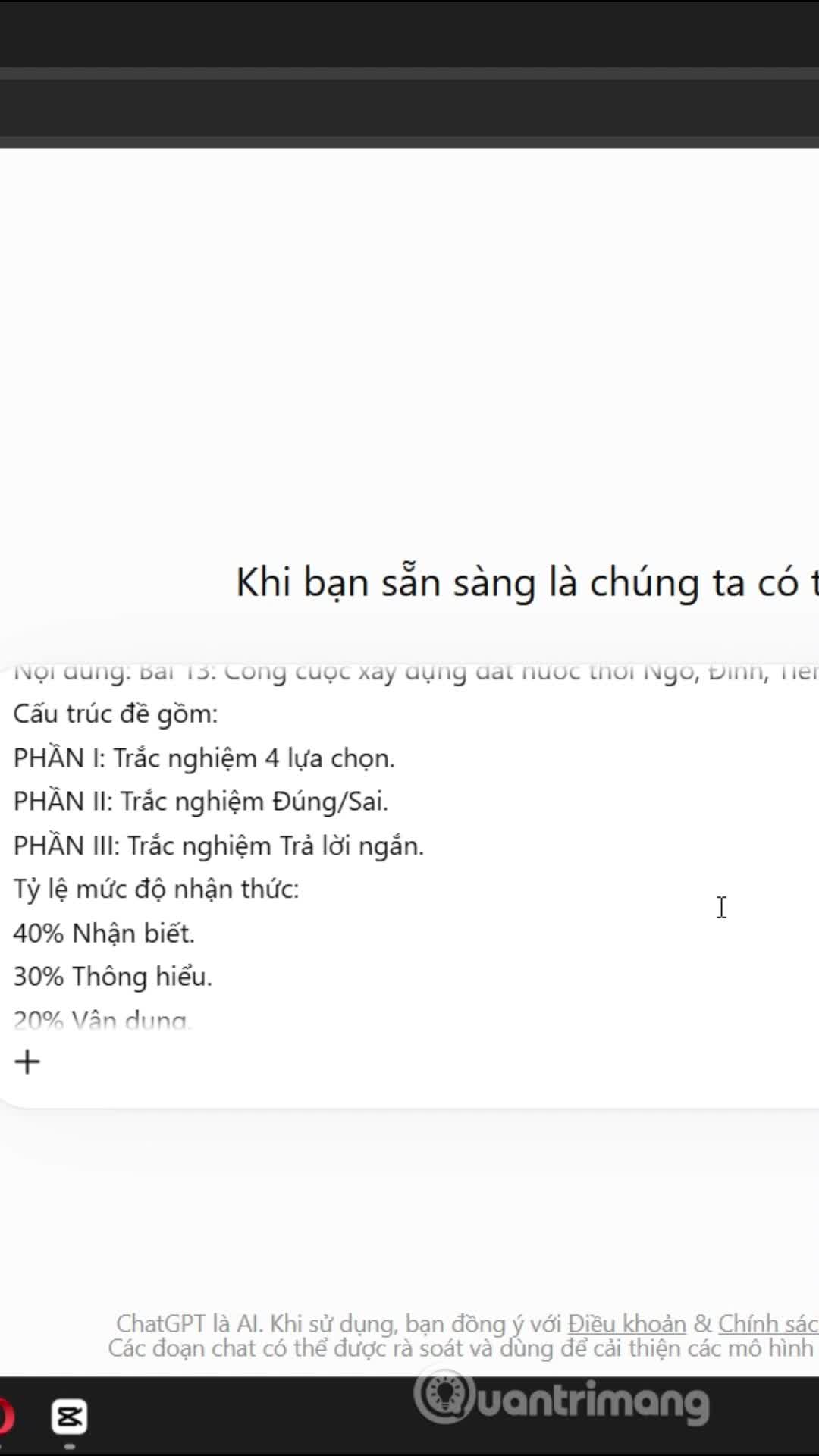 Hướng dẫn xây dựng đề kiểm tra theo Công văn 