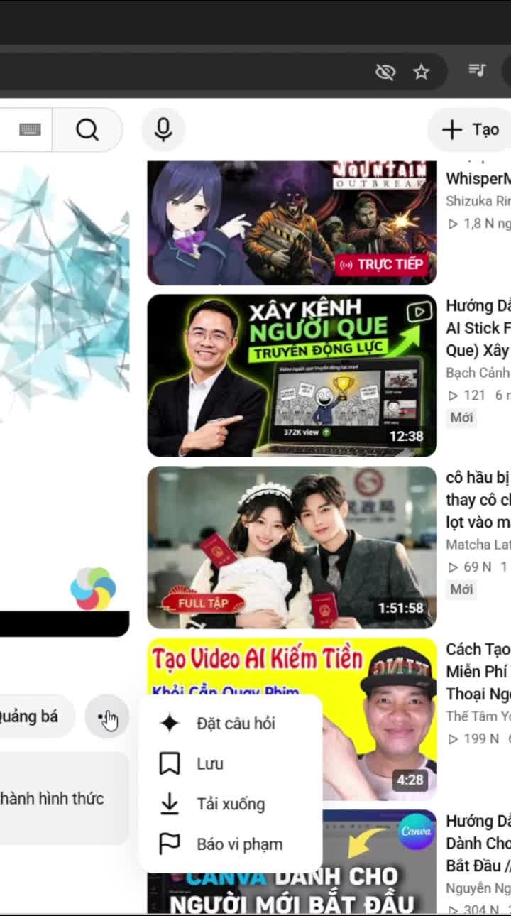 Hướng dẫn dùng AI Gemini để xem video YouTube