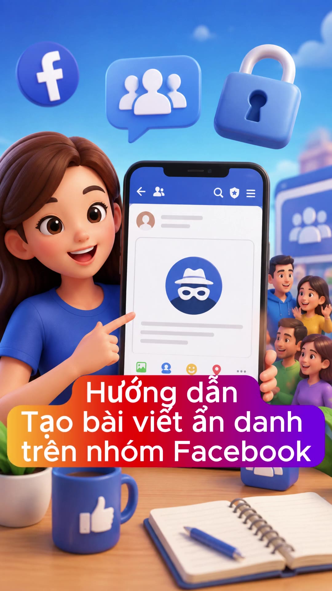 Hướng dẫn tạo bài viết ẩn danh trên nhóm Facebook