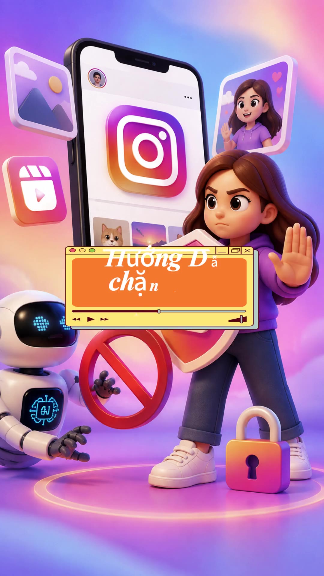Hướng dẫn chặn dùng bài viết, Reels Instagram cho AI